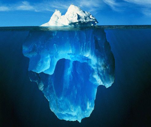 o que sao metaforas iceberg