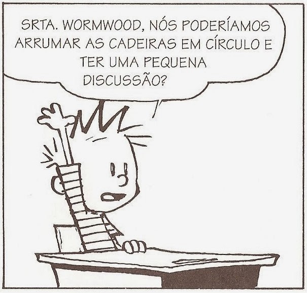 Calvin na escola - senso comum