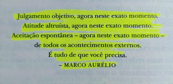 Citacao Marco aurelio sobre o que você precisa-min